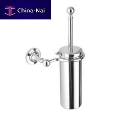 Metal toilet brush NGBR16 wall-mountedfor hotelpolished