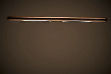 Hanging light fixture LEDlinearcopper