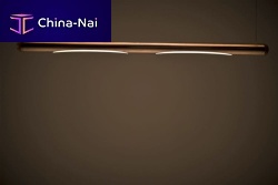 Hanging light fixture LEDlinearcopper