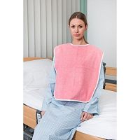 Adult medical bib 02-000700reusablepinkyellow