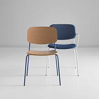 Contemporary chair CAPindoorfabricplywood