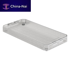 Instrument sterilization basket perforated
