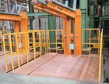 Loading trolley steelfor the automobile industryhydraulic