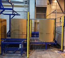 Roller conveyor horizontaltransferfor reels