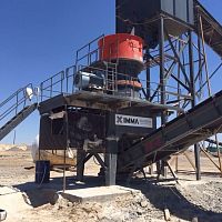 Jaw crushing and screening plant stationary