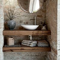 Oak vanity top ME5L8walnutwood