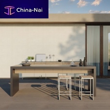 Outdoor kitchen C2 contemporarywoodenstainless steel
