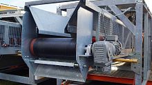 Belt conveyor dischargeweighingfor concrete