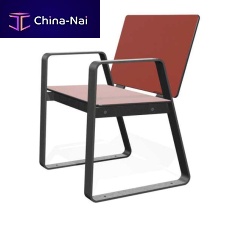 Contemporary chair BIBIoutdoorHPLpowder-coated steel base