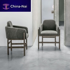 Contemporary chair Hoodindoorfabricleather