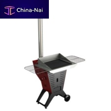 Pellet barbecue POLDO EASYon castersmetal