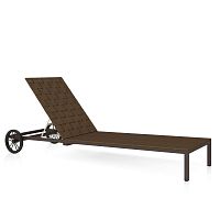 Contemporary sun lounger ASTHINASunbrella®acrylic fabricaluminum