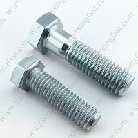 Threaded bolt Twith hexagonal headbutton head