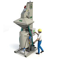 Abrasive recycling unit