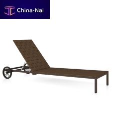 Contemporary sun lounger ASTHINASunbrella®acrylic fabricaluminum