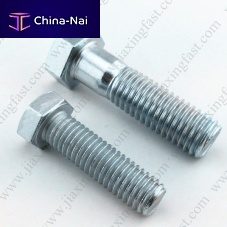 Threaded bolt Twith hexagonal headbutton head