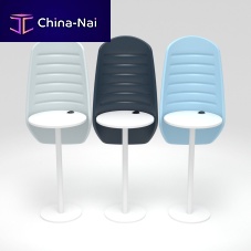 Airport table ERMESfoamsynthetic leathersteel