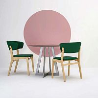 Contemporary chair Avaindoorfabricash base