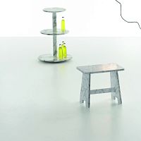 Contemporary stool ATTIMOmarble