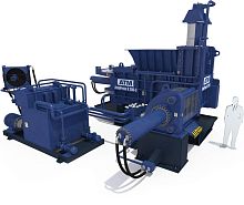 Vertical baling press ArnoPress K seriestop-loadingchannelfor scrap metal