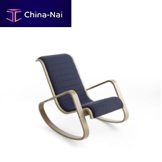 Contemporary armchair DONDOLOfabricleathersolid wood
