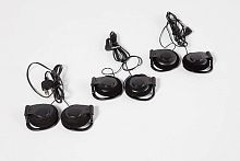 Passenger inflight headset ear clip