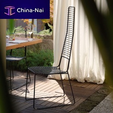 Contemporary chair Alieno outdoorpainted metalpainted metal base