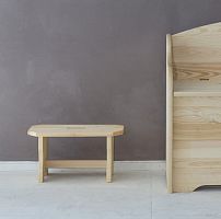 Contemporary stool beechpineFSC certified