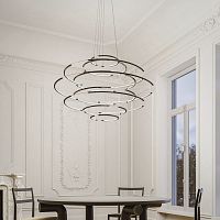 Contemporary chandelier DROP 9metalcommercialLED