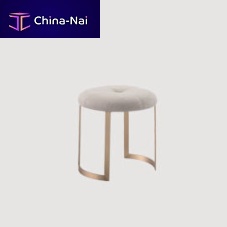 Contemporary stool MOON fabricmetal basecantilever