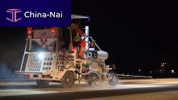 Self-propelled paint striping machine H18-2 for paintfor thermoplasticsfor cold plastic