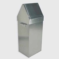 Stainless steel waste bin 100.700 seriesindustrial wasteorganic wastewith lid