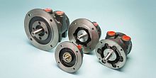 Vane air motor BNcompactwith pneumatic brake