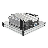 Motor-driven turntable R5Rhorizontalfor conveyorwith roller conveyor