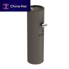 Pedestal ashtray ASH Ssheet metalfor outdoor usefor public space