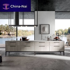 Contemporary kitchen ARIA 1laminated woodCorian®laminate