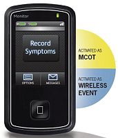 3-channel ECG event recorder MCOT