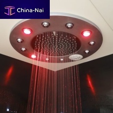 Ceiling-mounted shower set contemporaryrainwith chromotherapy
