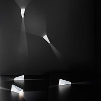Surface-mounted light fixture TOPIX recessed wallLEDtrapezoidal