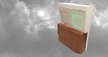 Aircraft fold-out table