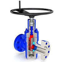 Gate valve with handwheelpneumaticelectric