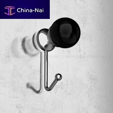 Contemporary coat hook Sfera - P707metalglassindividual
