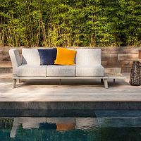 Contemporary sofa SPRINGoutdoorSunbrella®acrylic fabric