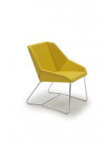 Contemporary chair ROSEBUDsteelupholsteredstar base