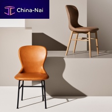 Contemporary chair MYKOindoorfabricleather
