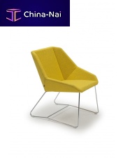 Contemporary chair ROSEBUDsteelupholsteredstar base
