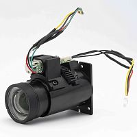 Projection lens element cylindricalvisiblefor LEDs