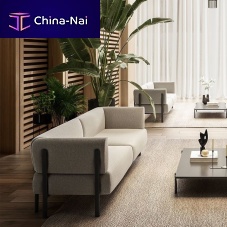 Contemporary sofa ELEVEN / 861fabricleatherbrown
