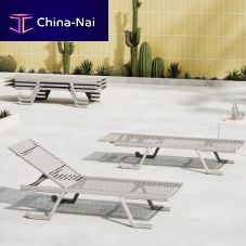 Contemporary sun lounger DOGEplasticaluminumsteel