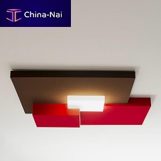 Contemporary ceiling light GROPIUSsquarefoamLED